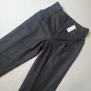 Banana Republic Womens Size 4 NWT Pleated Ankle Pants Wool-Blend Black 773658